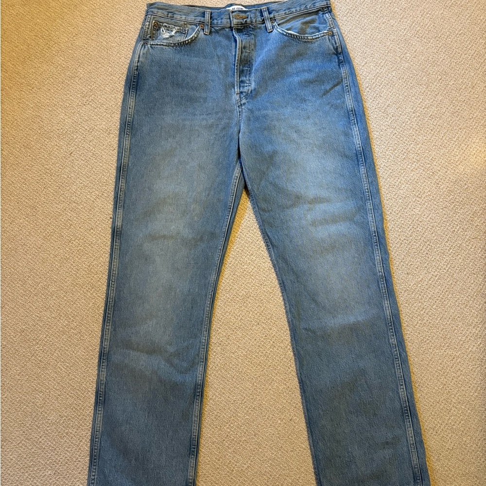 Re/Done 90’s high rise loose jeans